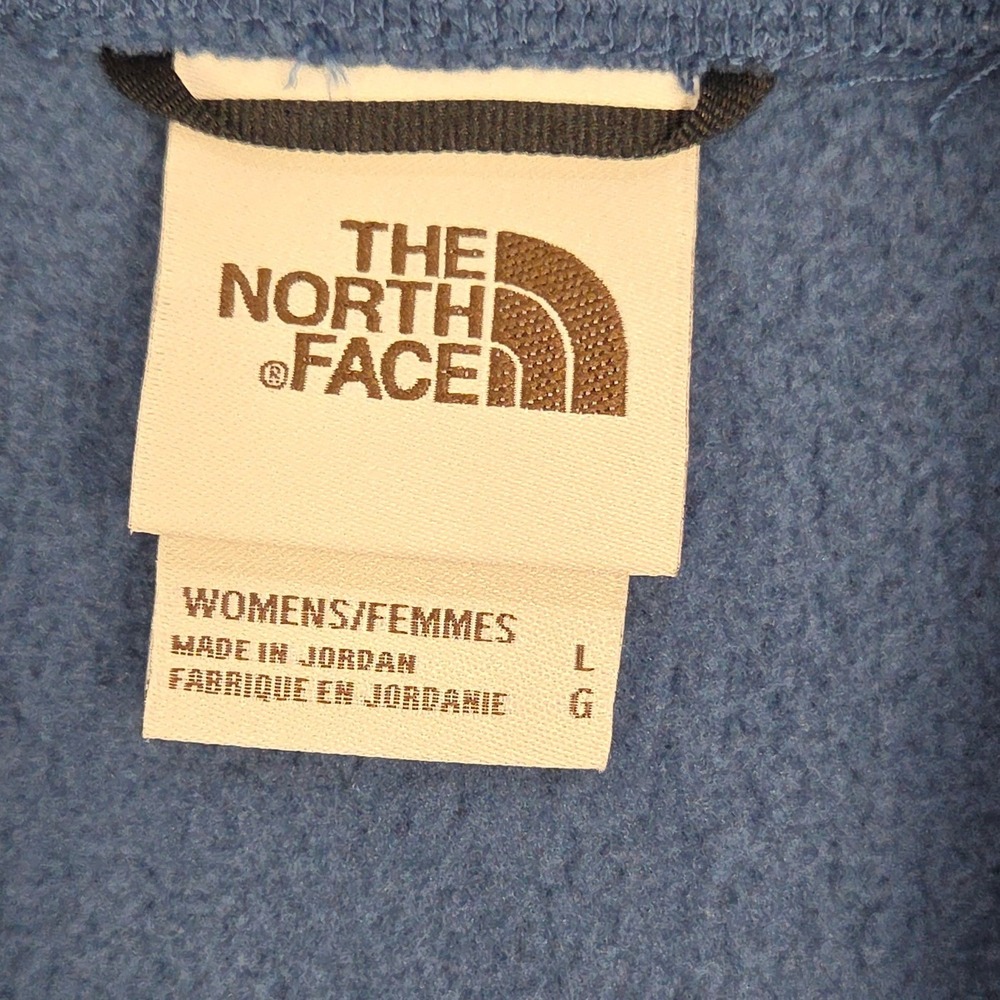 The North Face Cragmont Vest Womens Large Blue Sherpa Fleece Relaxed Fit Zip NEW - Picture 6 of 10